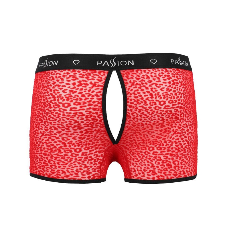 Чоловічі прозорі боксери Passion 046 Short Parker Red S/M Чоловічі прозорі боксери Passion 046 Short Parker Red S/M