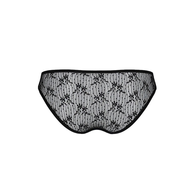 Трусики слепые с кружевной сеточкой Passion Dina Thong black L/XL Трусики слепые с кружевной сеточкой Passion Dina Thong black L/XL