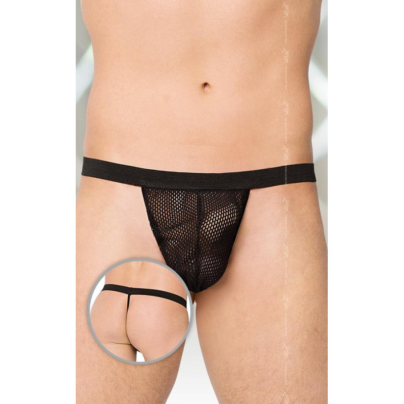 Трусы SoftLine Thong 4402 S/L Черные Трусы SoftLine Thong 4402 S/L Черные