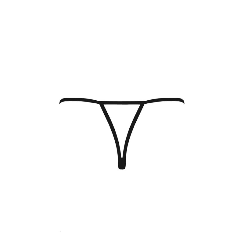 Мереживні трусики з доступом VIOLANTE THONG Чорні S/M Мереживні трусики з доступом VIOLANTE THONG Чорні S/M