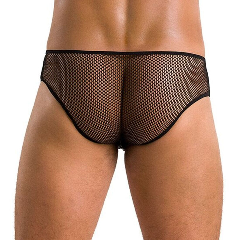 Мужские трусы со шнуровкой Passion 035 Slip Richard Black L/XL