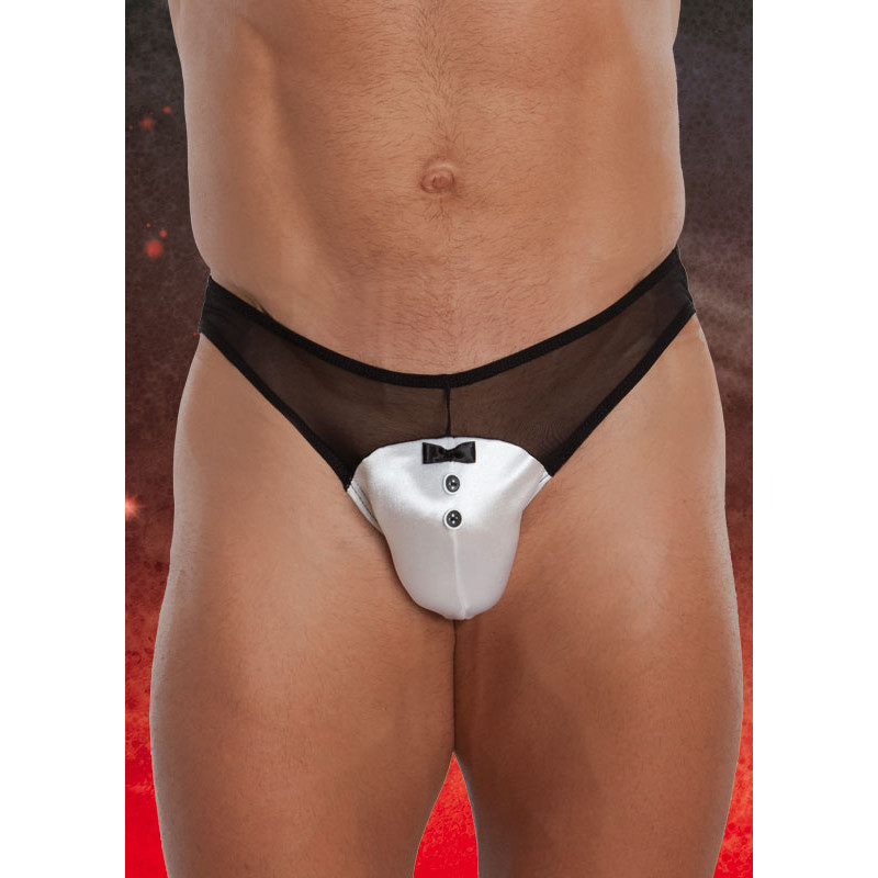 Трусы SoftLine Thong 4467 XL Белые Трусы SoftLine Thong 4467 XL Белые