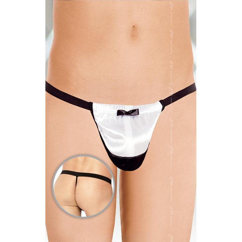 Трусы SoftLine Джентельмен Thong 4417 S/L Белые Трусы SoftLine Джентельмен Thong 4417 S/L Белые