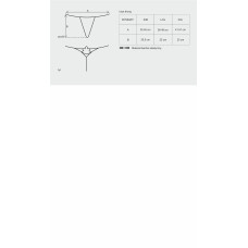 Стринги Obsessive Luiza Білі S/M