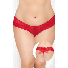 Трусики SoftLine G-String 2436 Plus Size XL Червоні