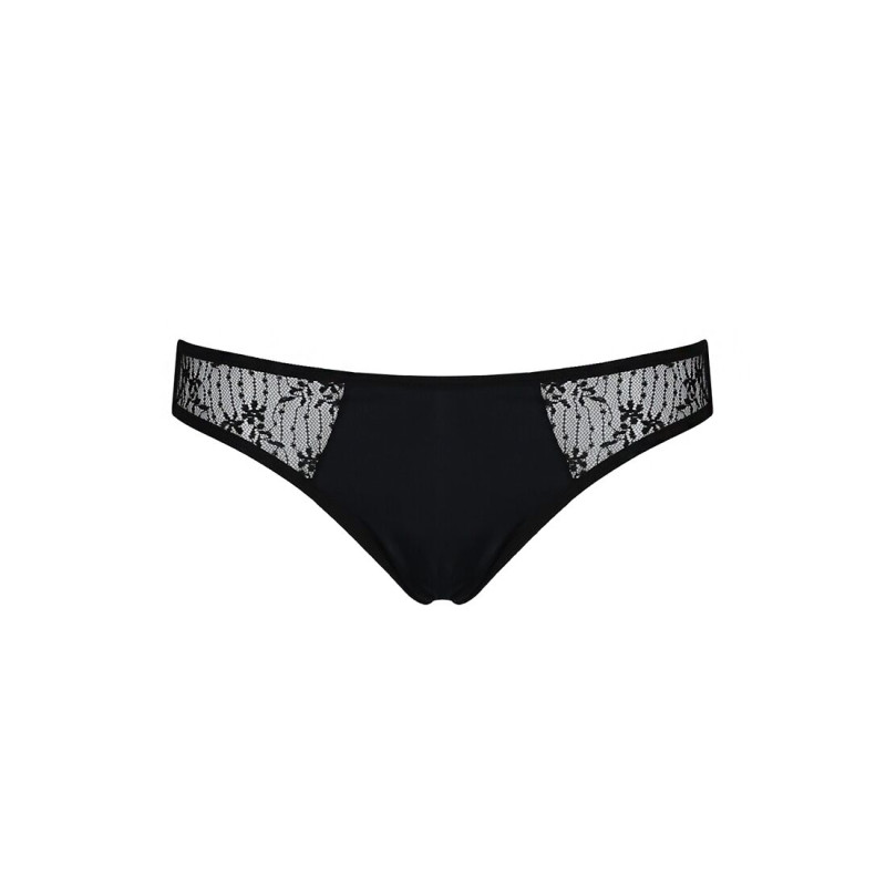 Трусики слепые с кружевной сеточкой Passion Dina Thong black S/M Трусики слепые с кружевной сеточкой Passion Dina Thong black S/M
