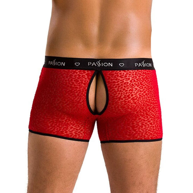 Мужские прозрачные боксеры Passion 046 Parker Red XXL/XXXL Мужские прозрачные боксеры Passion 046 Parker Red XXL/XXXL