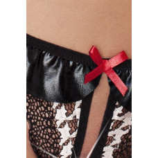 Еротичні трусики Passion EXTAZY THONG L/XL Чорні