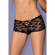 Трусики Obsessive Letica Чорні S/M