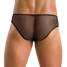 Чоловічі труси зі шнурівкою Passion 035 Slip Richard Black XXL/XXXL