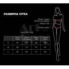 Сексуальне лаковане боді Art of Sex - Josephine чорне M