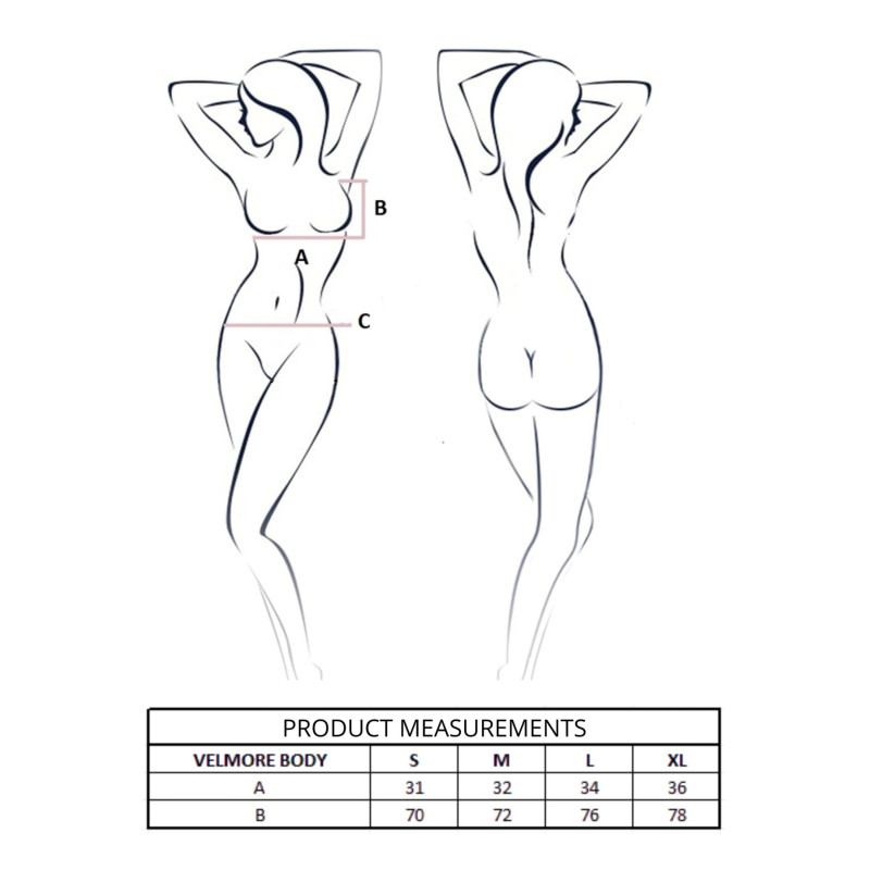 Боді Passion VELMORE BODY violet L