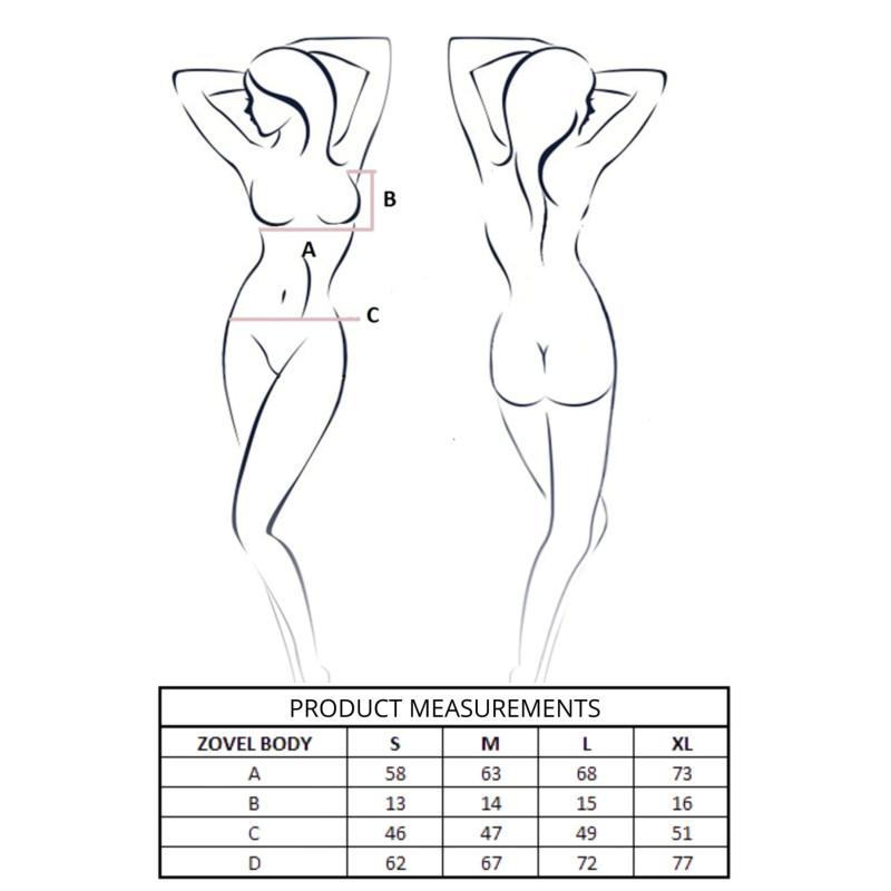 Боді Passion ZOVEL BODY light pink M