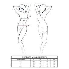 Боді Passion EVALIE BODY white L