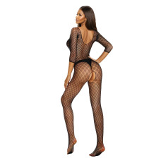 Бодистокинг SoftLine Bodystocking 2048 One Size Black