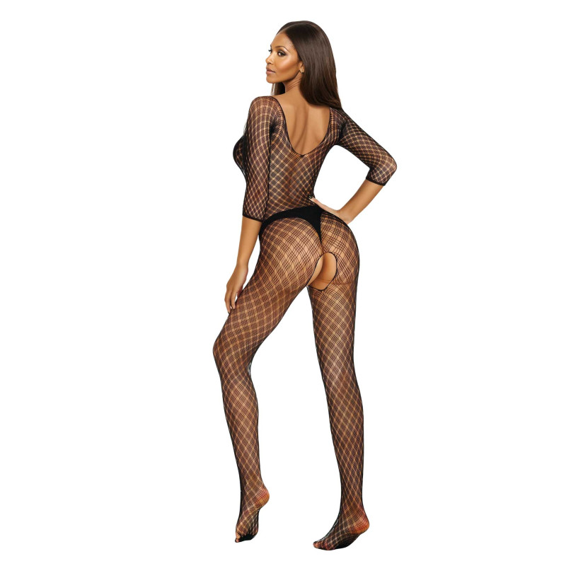 Бодистокинг SoftLine Bodystocking 2048 One Size Black