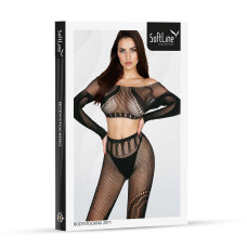 Бодистокинг SoftLine Bodystocking 2071 One Size Black