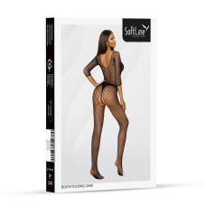 Бодистокинг SoftLine Bodystocking 2048 One Size Black