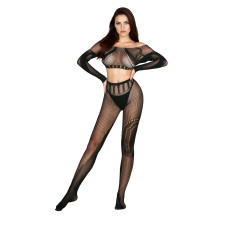Бодистокинг SoftLine Bodystocking 2071 One Size Black