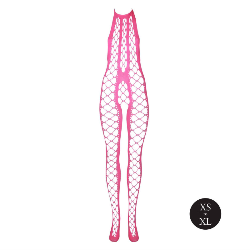 Бодістокінг Ouch! Bodystocking With Halterneck Pink XS/XL