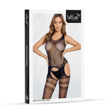 Бодистокинг SoftLine Bodystocking 2065 One Size Black