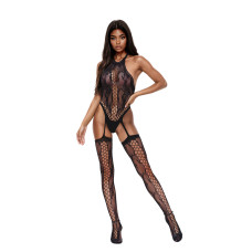 Бодистокинг SoftLine Bodystocking 6090 One Size Black