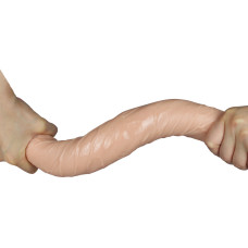 Двосторонній фалоімітатор LoveToy KingLoveToySized Realistic Slim Ultra Double Dildo 17