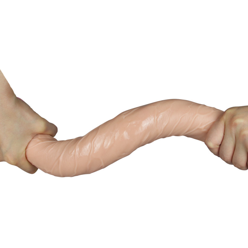 Двухсторонний фаллоимитатор LoveToy KingLoveToySized Realistic Slim Ultra Double Dildo 17
