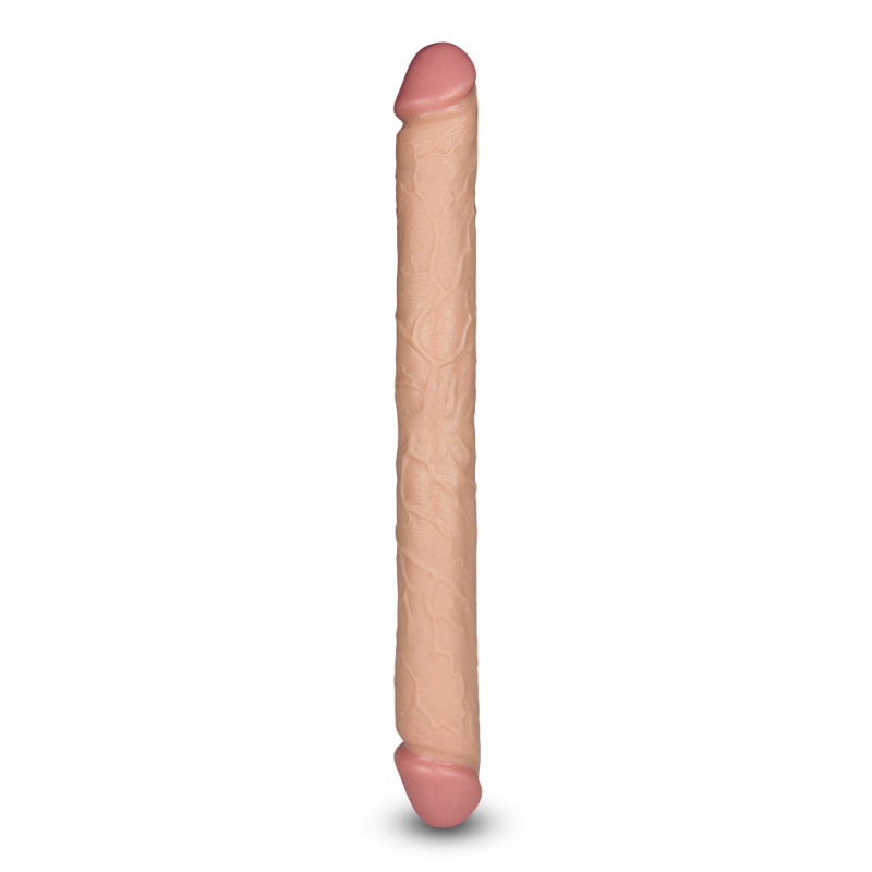 Двухсторонний фаллоимитатор LoveToy KingLoveToySized Realistic Slim Ultra Double Dildo 17