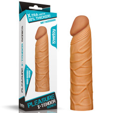 Насадка на пенис LoveToy Pleasure X-Tender Penis Sleeve Add 1 Brown