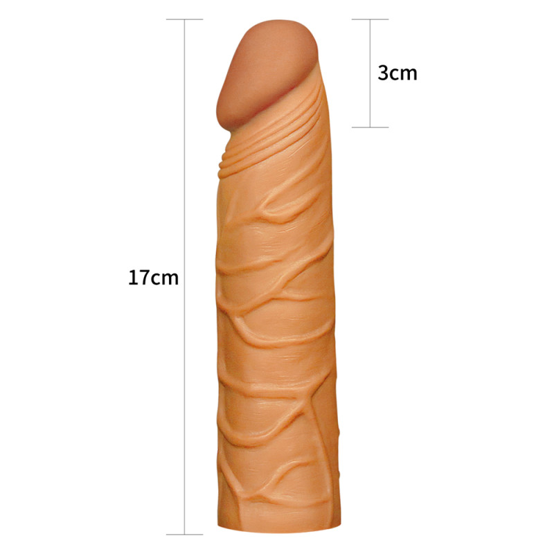 Насадка на пенис LoveToy Pleasure X-Tender Penis Sleeve Add 1 Brown Насадка на пенис LoveToy Pleasure X-Tender Penis Sleeve Add 1 Brown