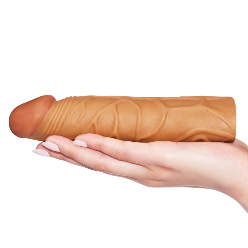 Насадка на пенис LoveToy Pleasure X-Tender Penis Sleeve Add 1 Brown Насадка на пенис LoveToy Pleasure X-Tender Penis Sleeve Add 1 Brown