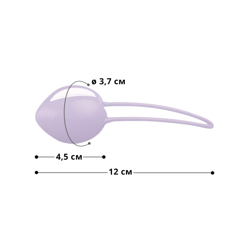 Вагинальный шарик Fun Factory Smartball Teneo Uno Сиреневый