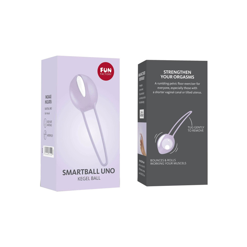 Вагинальный шарик Fun Factory Smartball Teneo Uno Сиреневый