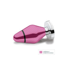 Металлическая анальная пробка Mystim Big John для электростимулятора, диаметр 6,5 см