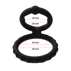 Эрекционное кольцо Erospace Men's Play Silicone Cock Ring B8