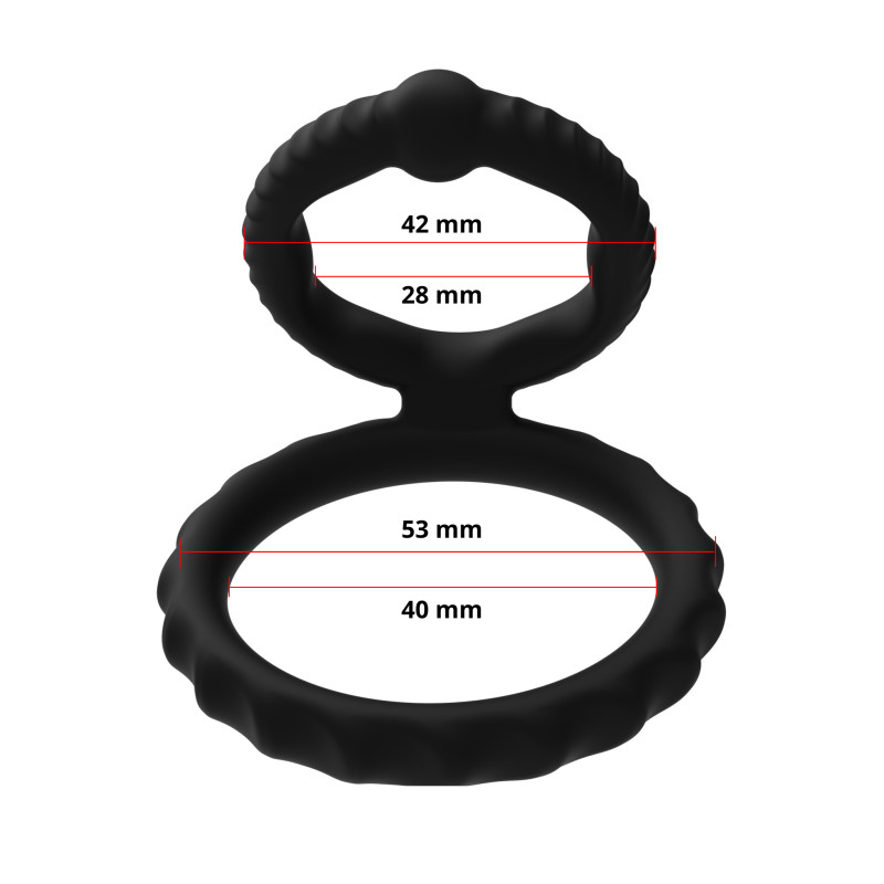 Эрекционное кольцо Erospace Men's Play Silicone Cock Ring B8