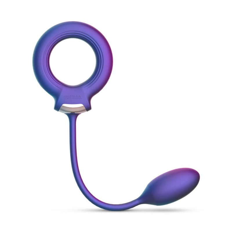 Ерекційне віброкільце з віброяйцем Hueman - Eclipse Anal Vibrator