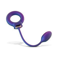 Ерекційне віброкільце з віброяйцем Hueman - Eclipse Anal Vibrator