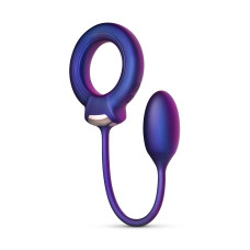 Ерекційне віброкільце з віброяйцем Hueman - Eclipse Anal Vibrator