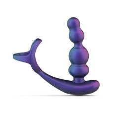 Анальний вібратор з ерекційним кільцем Hueman - Stellar Force Anal Beads with Cockring