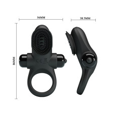 Ерекційне кільце Pretty Love Vibrant Penis Ring II Black
