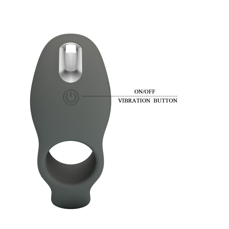Эрекционное кольцо Pretty Love Master Ring Cock Ring Black