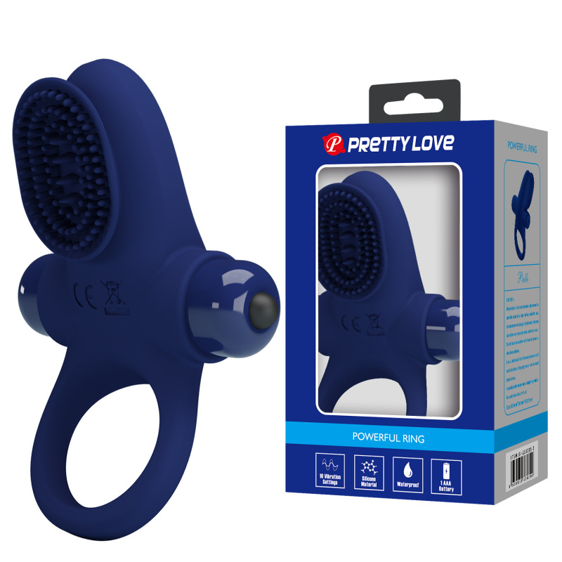 Ерекційне кільце Pretty Love Vibrant Penis Ring II Blue