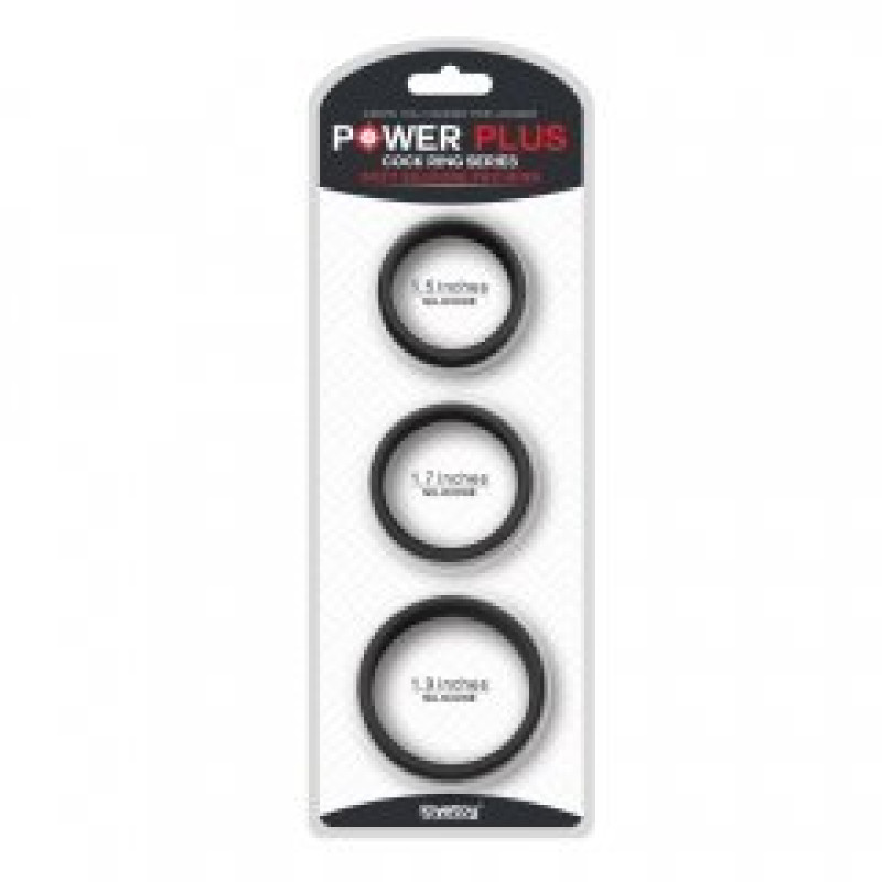 Эрекционные кольца LoveToy Power Plus Soft Silicone Pro Ring Black