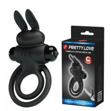 Ерекційне кільце Pretty Love Vibrant Penis Ring III Black