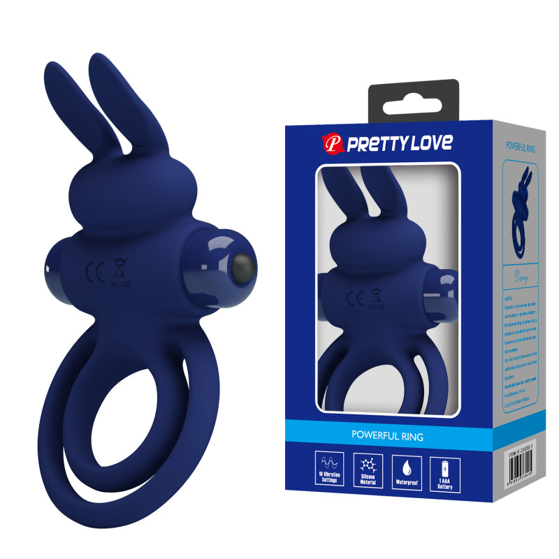 Ерекційне кільце Pretty Love Vibrant Penis Ring III Blue