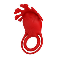 Ерекційне кільце Pretty Love Vibrant Penis Ring Ruben Red