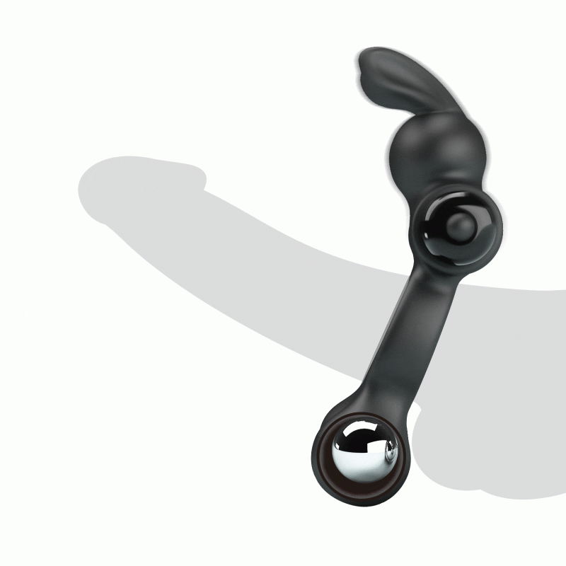 Ерекційне кільце Pretty Love Vibrant Penis Ring Yusuf Black