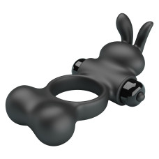 Ерекційне кільце Pretty Love Vibrant Penis Ring Yusuf Black
